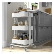 ORIGNAL IKEA RASKOG Trolley, white,35x45x77cm