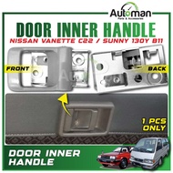 Inner Door Handle Nissan Vanette C22 Sunny 130Y B11 Grey Interior Car Handle Replacement Part