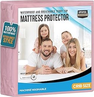 Utopia Bedding Waterproof Mattress Protector, Premium Terry Mattress Cover 200 GSM, Breathable, Fitt