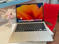 【艾爾巴二手】MacBook Air 13吋 M2/8G/256G 2022 星光色#二手筆電#漢口店RHL64