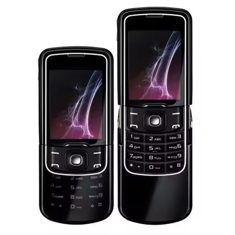 Original 8600 Luna Unlocked Mobile Cell Phone GSM 2G Quad-Band English Arabic Russian Keyboard Cellp