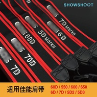 60D/550/600/650/6D/7D/5D2/5D3 Suitable for Canon Shoulder Strap SLR Camera Embroidery Strap 60D/550/