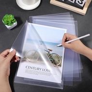 60pcs Plastic Clear File Folders L Shape Copy Security Project Folders Paper Sleeve Folders for A4 /