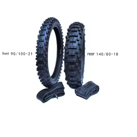 Motorcycle Dirt bike tyre front 90/100-21 rear 140/80-18 for AJ1 Hengjian Z300 inner and outer tires