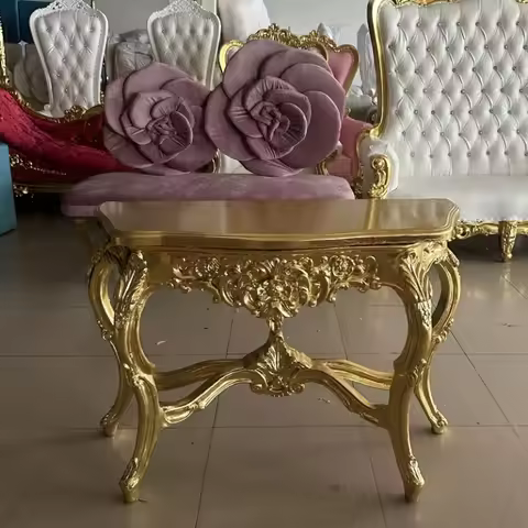 European retro carved porch antique table hall entry foyer table decorative cabinet dresser side tab