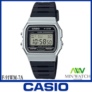 นาฬิกา Casio Original Standard นาฬิกาข้อมือ สายเรซิ่น รุ่น F-91WM-7A/F-91WM-2A/F-91WM-3A/F-91WM-1B/F