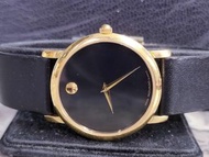 MOVADO Watch 女庄武哗度包金石英手錶連原廠錶帶及錶盒34mm