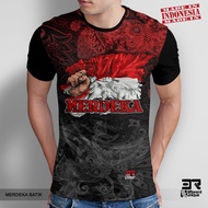 46MENDEKA DISTRO 3R Indonesia MERDEKA BATIK PRINT T-SHIRTS774