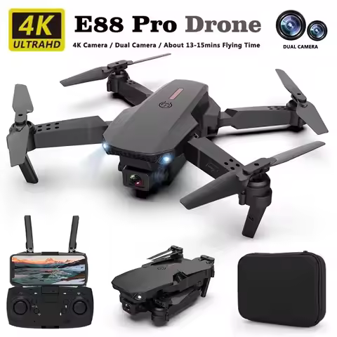 E88pro Drone Professional Dron Optical Flow 4k Dual Camera Aerial Photography Four Axis Aircraft RC