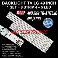 BACKLIGHT TV LED LG 49 INC 49UJ652T-TB-ATITLJD 49LJ6100 49UJ652 T