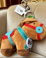 馬會 馬仔 公仔 鎖匙扣 (環保) HKJockey Club horse plush keychain
