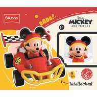 Sluban Bricks Mickey's Assembled Friction Racing Car 7Pcs M38-LS015 Girls' Building Blocks Toys