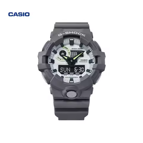 Casio G-SHOCK Night Glow Series Men's Watch with Gray Case, Shock Resistant