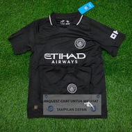 MN_CT AWAY BLACK 2025/2026 ADULT FOOTBALL JERSEY SET - FANS VERSION