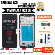 Lcd Original Sam Galaxy M52 5G (SM-526) Not Finggerprint Gratis lem obeng