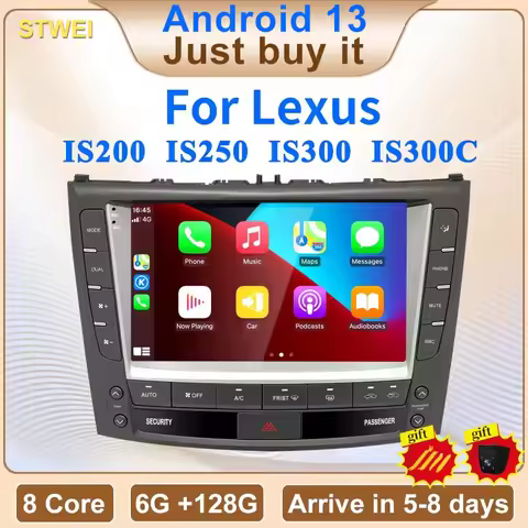 9" Android Intelligent System Carplay Car Video Player Central Multimedia Stereo Screen For LEXUS IS