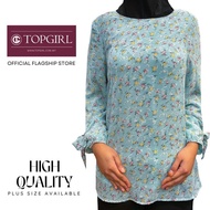 TOPGIRL Larris Blouse  / Long Sleeve Blouse / Muslimah Blouse / Fashion Blouse Plus Size / High Qual