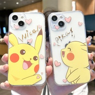 For samsung A14 A06 A05 A05S A15 A35 A36 A13 A55 A22 A12 Soft TPU Case Cartoon Pikachu D355