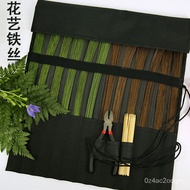 Kit Dawai Bunga Jepun Bunga Artis Bunga Susunan Bentuk dengan Set Ketebalan Kopi Warna Hijau untuk Playar zl4k