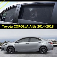 For Toyota COROLLA Altis 2014-2018 Magnet Car Window Sunshade Car Curtains Anti-Mosquito Car Sunshad