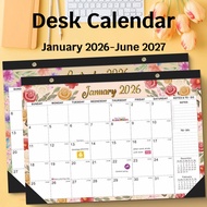 [Ready Stock] Large 2026-2027 Wall Calendar Desk Calendar Jan 2026 to Jun 2027 18 Months Calendar fo