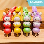 GANTUNGAN TOKKADO Dango Keychain Cute Japanese Rice Snack Mochi Cake Keychain