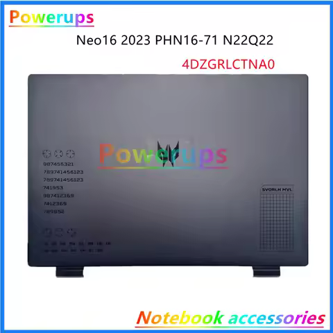 Laptop/Notebook Top/Back Frame Upper Bottom Case/Cover/Shell For Acer Predator Helios Neo16 2023 PHN