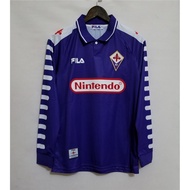 1998-1999 Fiorentina Home Long Sleeve Retro Football Jersey – Vintage ACF Fiorentina Kit Comfortable