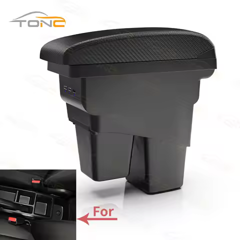 For Honda Jazz Armrest box For Honda Fit Jazz 2 Car Armrest 2014-2020 2015 2016 2017 2018 2019 Arm S