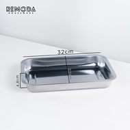 Calypso Nampan Ceper Bundar & Persegi Stainless Steel Tebal
