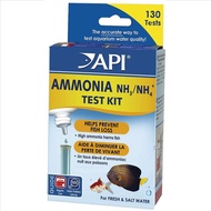 Test ammonium in aquarium water API Test NH3 NH4 Ammonia Test Kit in water