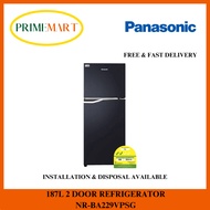 PANASONIC 2 TICKS NR-BA229PKSG 2 DOOR FRIDGE (NET 187L) - 2 YEARS WARRANTY