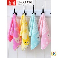 Soft Cute Household Pure Cotton Face Wash Baby Cartoon Children Face Towel Face Towel Bath Pure Cott