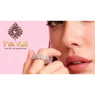 Glam Zircon Open-Fit Ring