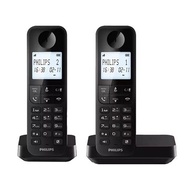 PHILIPS 飛利浦 D2702B 大螢幕電量顯示1.7GHz數位子母機無線電話
