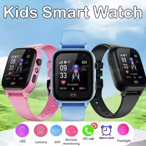New 2G/5G Smart Watch Kids GPS WIFI Video Call SOS APP Download Child Smartwatch Camera Monitor Trac