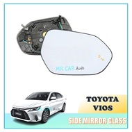 TOYOTA VIOS NCG102 2024-2025 SIDE MIRROR GLASS WITH BSM (ORIGINAL)