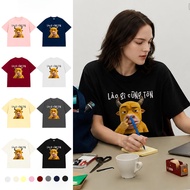 COD (Delivery in 24 hours)MIEMIE. Relaxed Fit Animal Circus T-Shirt "Everything Goes"