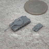 IS3 Tank Destroyer Resin White Model 1/350/700 Tank Chariot Miniature Model TK008 DDA7
