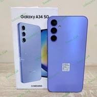Handphone Samsung Galaxy A34 5G Ram 8/256GB (Cek Deskripsi Minus 6)