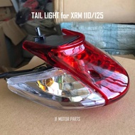 [Tail light] Honda XRM 110 XRM125 Red Yellow White Tail Light Assembly w/ Bulb by IF MOTOR PARTS