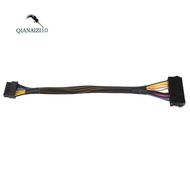 24 Pin to 14 Pin ATX PSU Main Power Adapter Braided Sleeved Cable for  for  PC and Servers 12-Inch(3