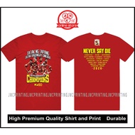 Brgy. Ginebra Champions PBA Drifit T-Shirt and Quality DTF Printing