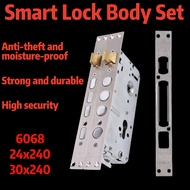 6068 Stainless Steel Lock Body Fingerprint Smart Lock Body Dual Fast Dual Livable Linkage Anti-stuck