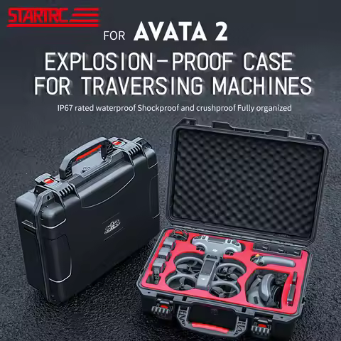 Case For DJI Avata 2 Fly More Combo Waterproof Carrying Hard Case Support DJI Goggles 3/RC Motion 3/