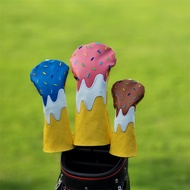 Ice Cream Golf Club Cover Magnetic Closure Golf Putter cover Golf iron cover 1#3#5#UT Golf wood cove