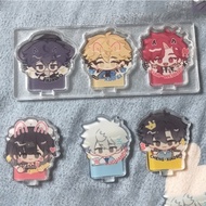 6Pcs/Pack Mini Link Click Mini Acrylic Stand Lucas Charles Cheng Xiaoshi Rⅰn Vein Xavier Felix Figur