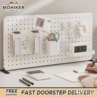 Desktop hole board can be clamped and can be vertical without punching Office desktop storage partit