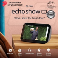 All-new Echo Show 5 (3rd Gen, 2023 release) | Smart display amazon deeper bass and clearer sound