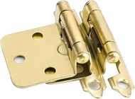 Haliwu 10 Pairs/Kitchen Cabinet Hinges, Overlay Hinges Soft Close Cabinet Hinge Gold Cabinet Door Hinges